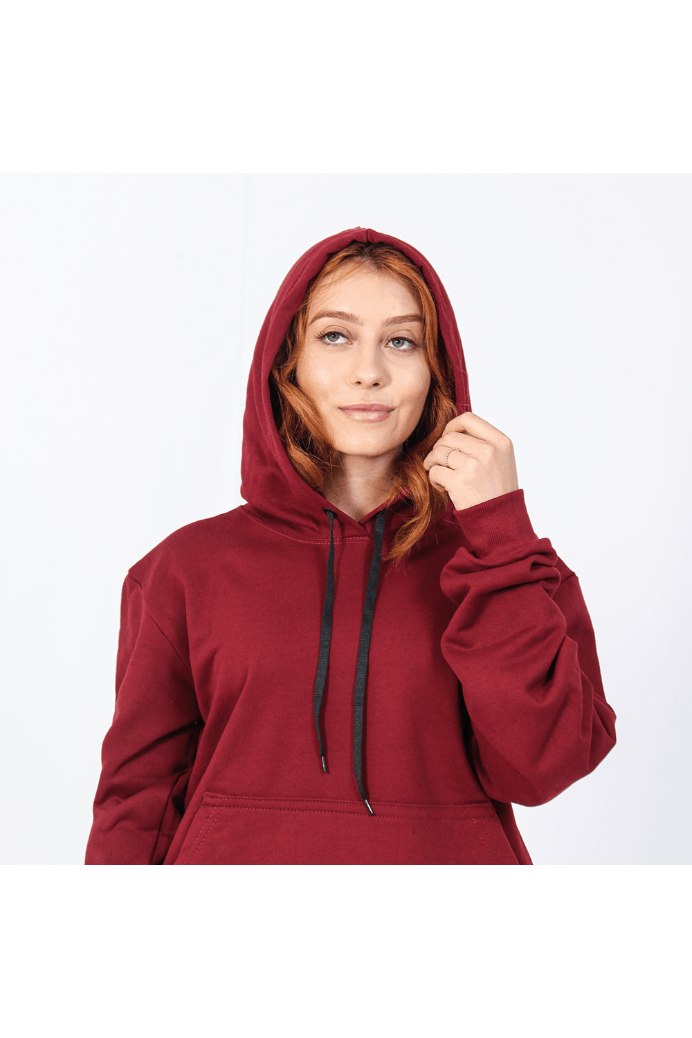 Moletom Feminino Canguru Vinho