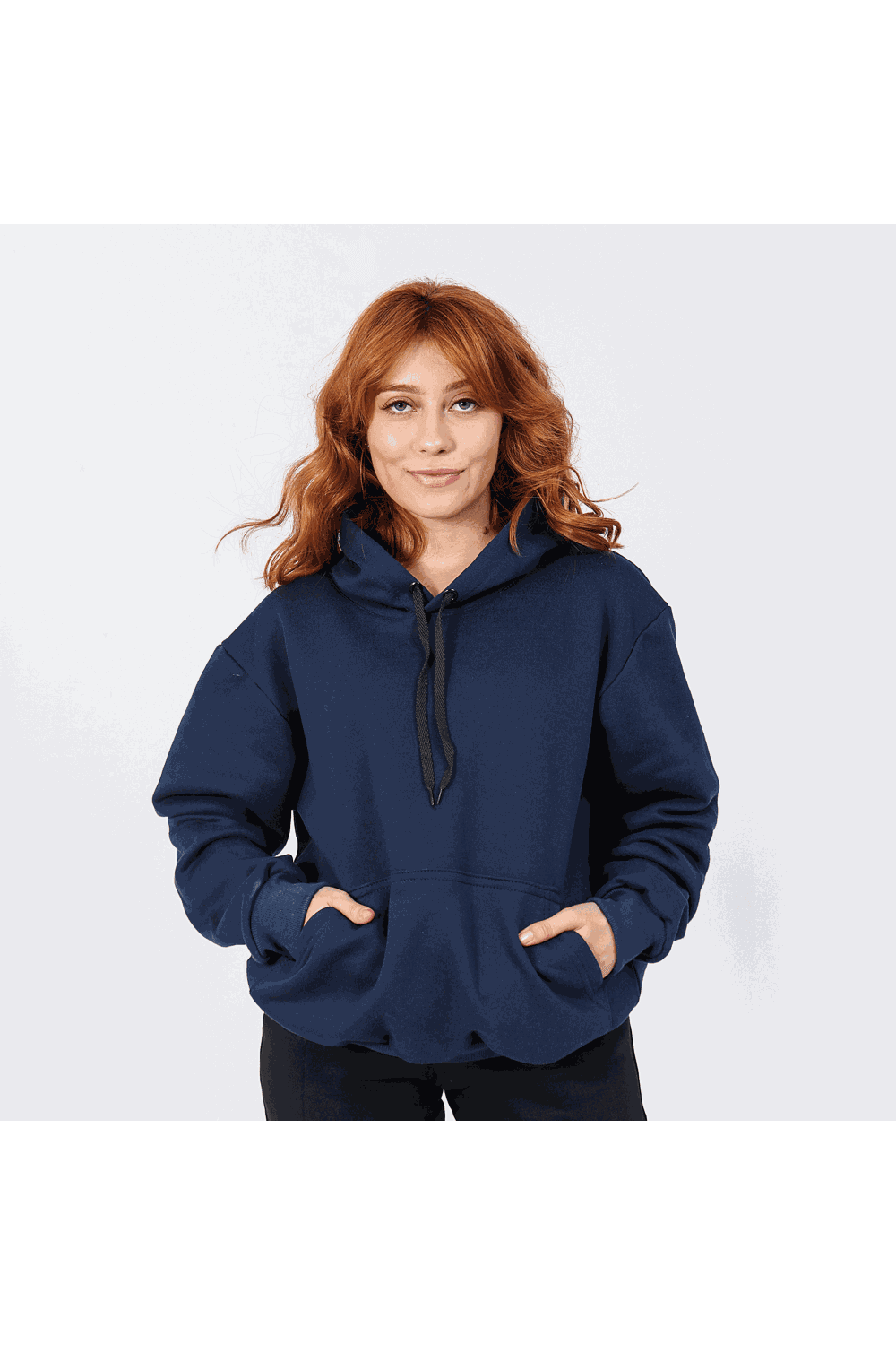 Moletom Feminino Canguru Azul