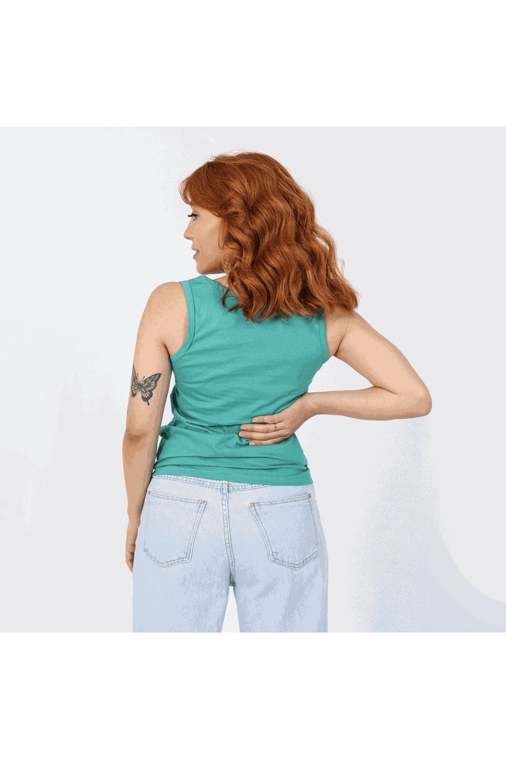 Regata Feminina Básica Verde