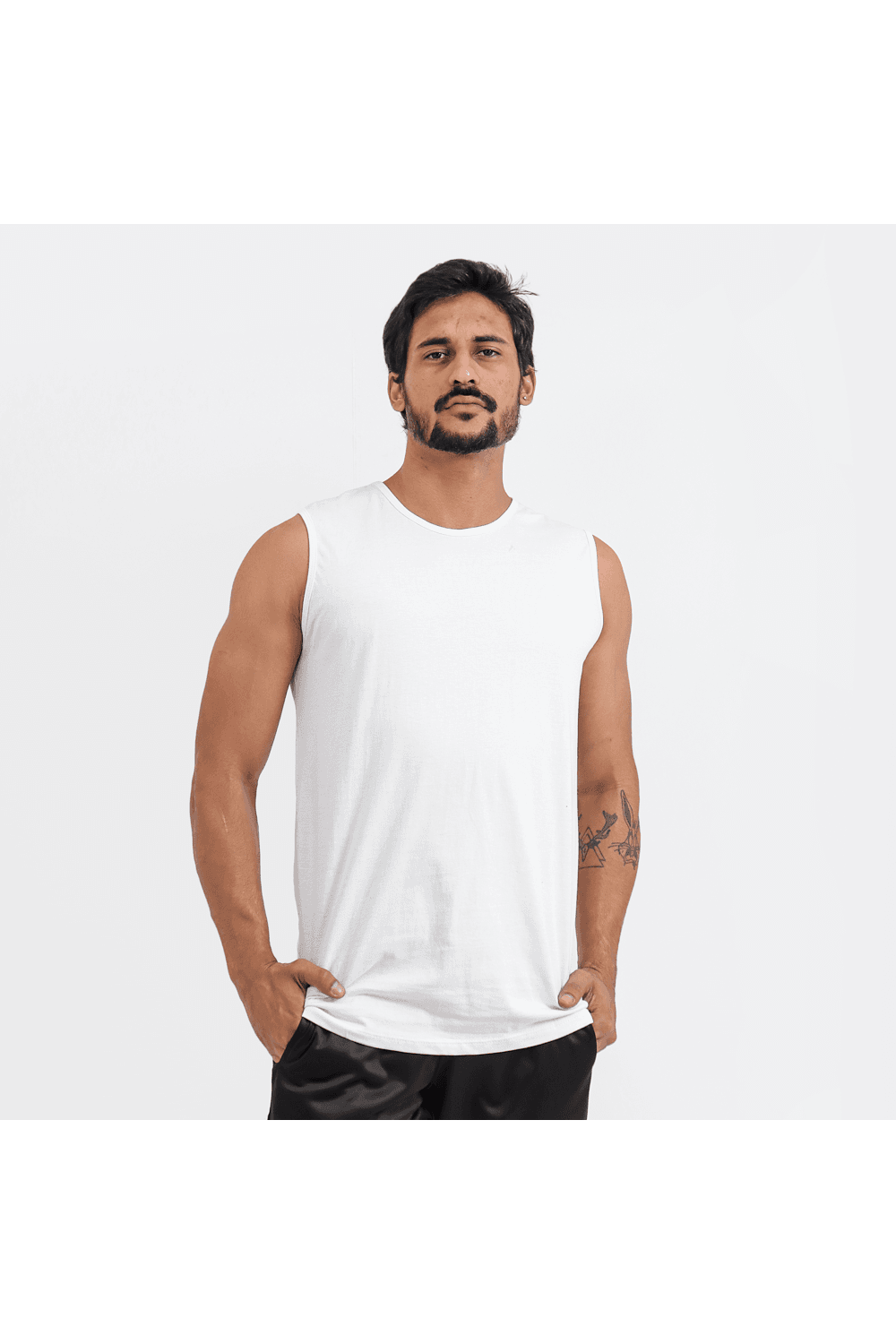 Camiseta Regata Masculina - Branco