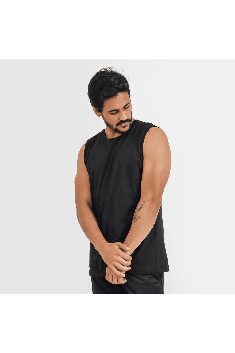 Camiseta Regata Masculina - Preta