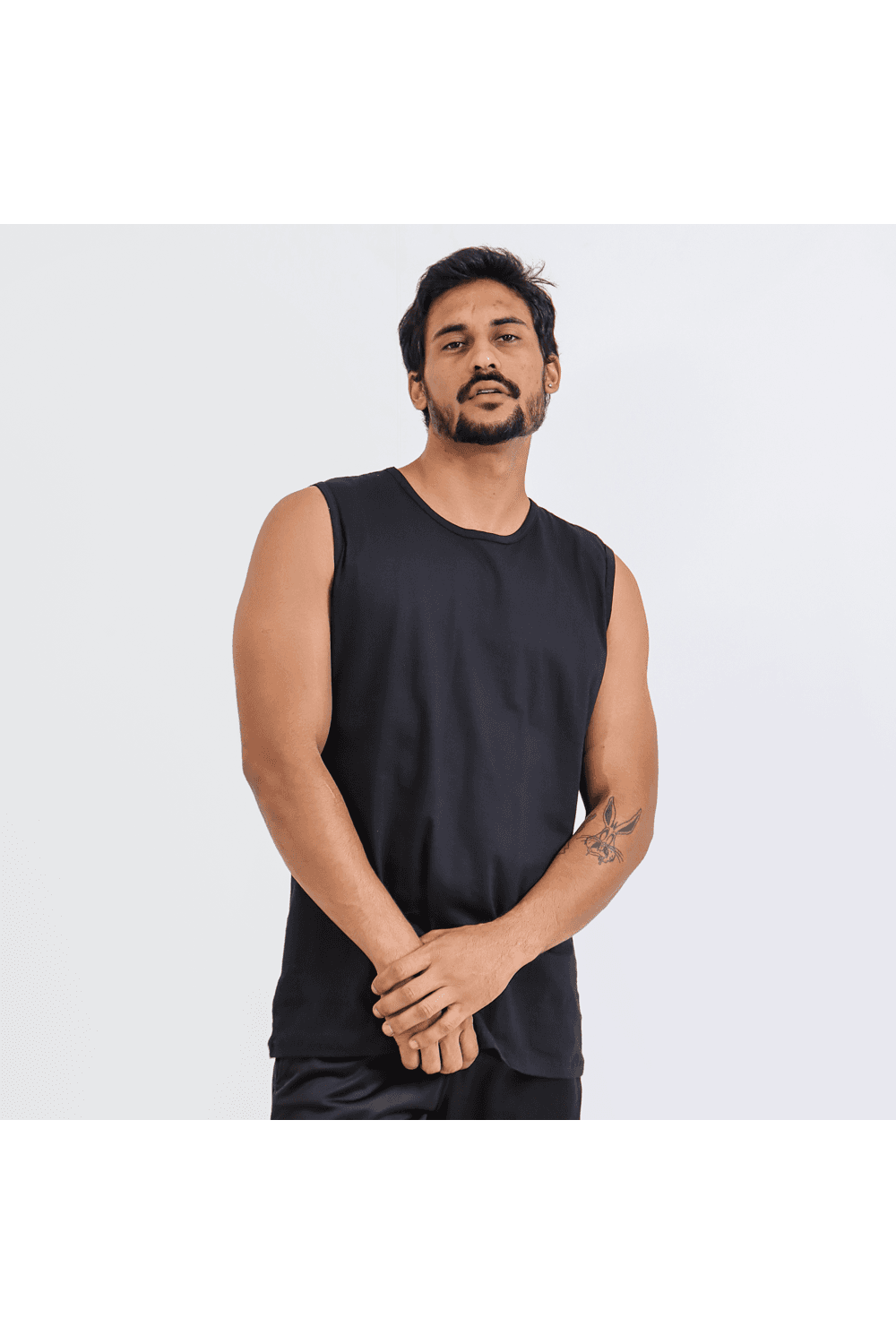 Camiseta Regata Masculina - Preta