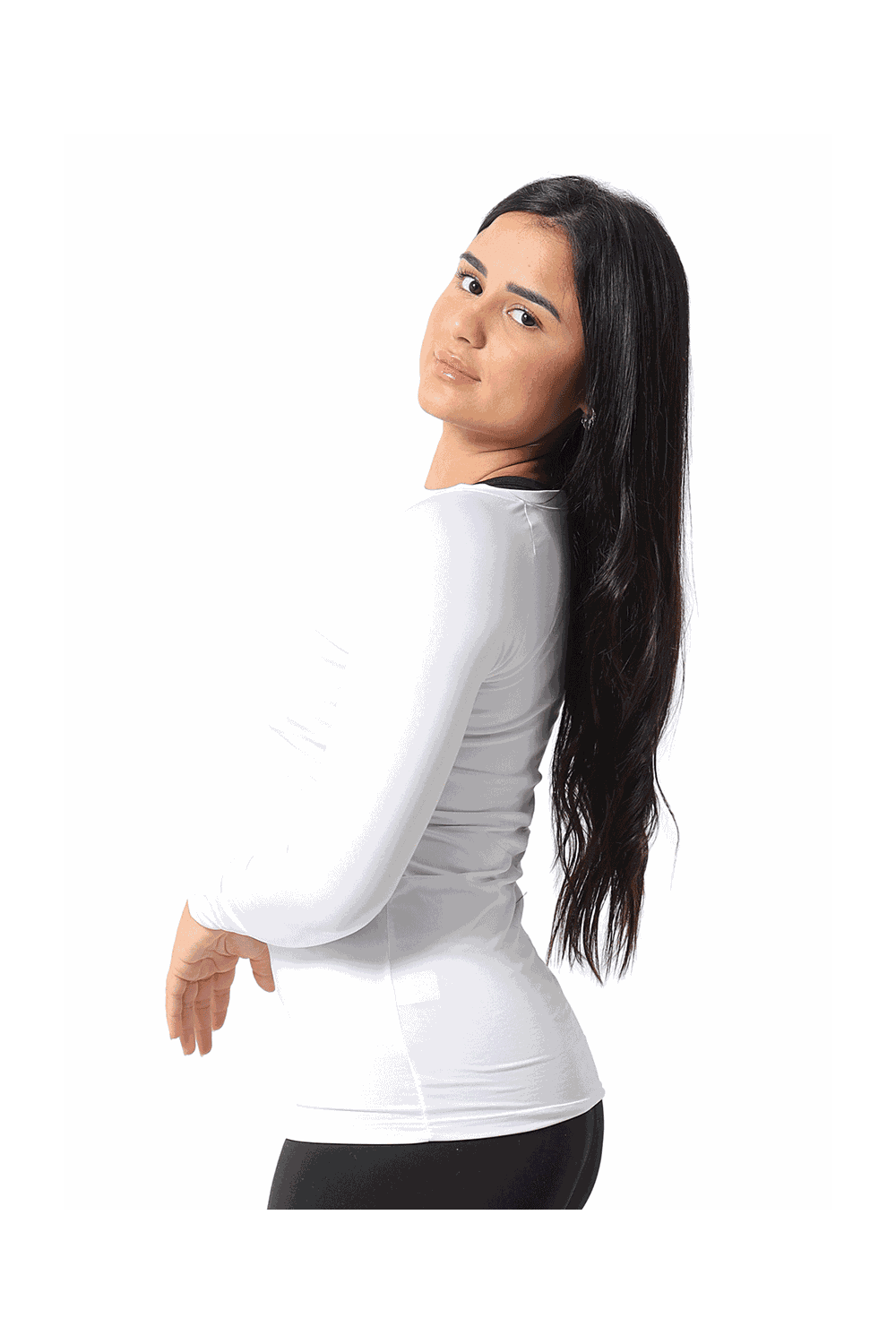 Blusa Térmica Feminina Uv Branca