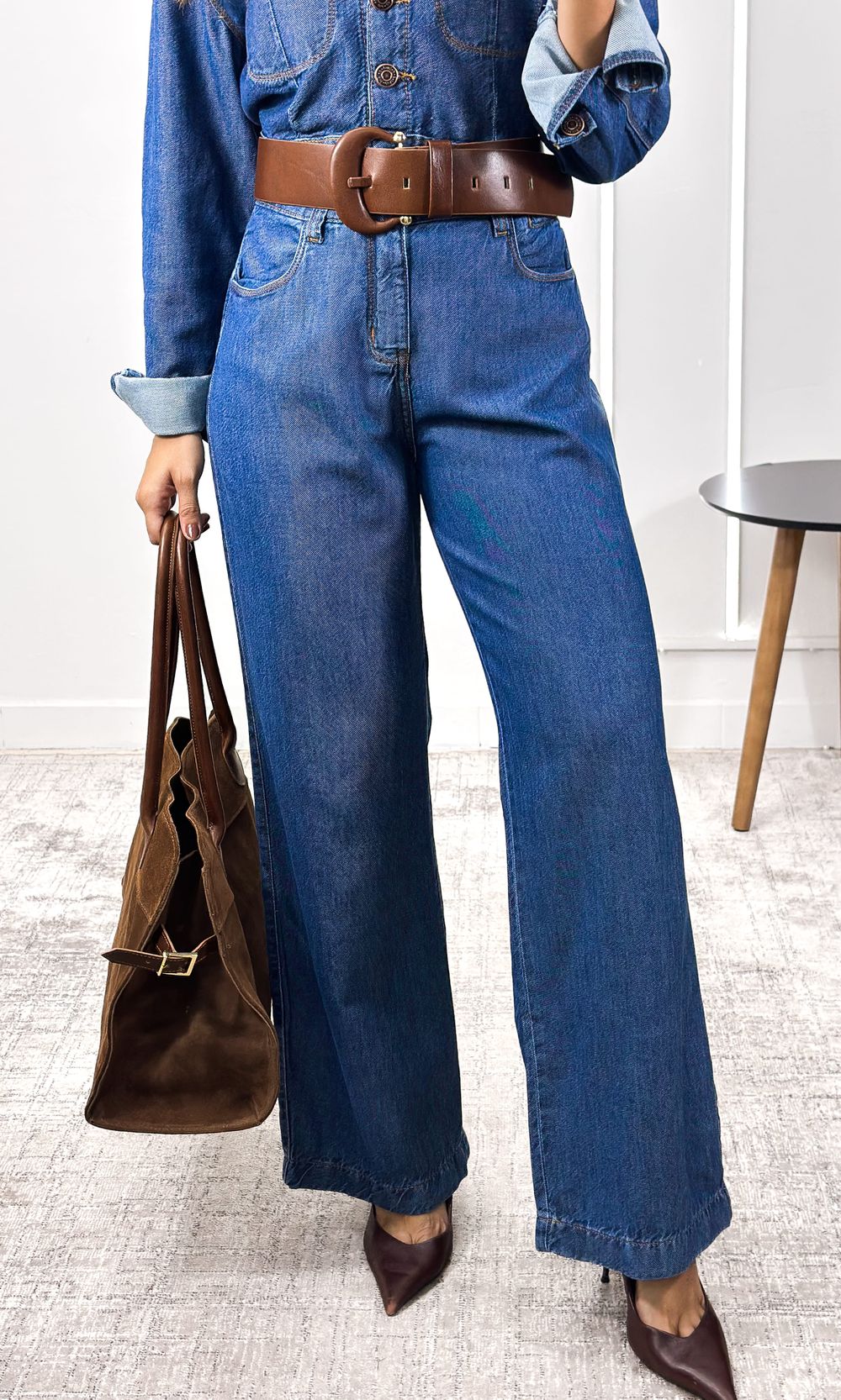 Calça Jeans Wide Leg Rebecca - Azul - Jack Modas, Moda Feminina e Acessórios 