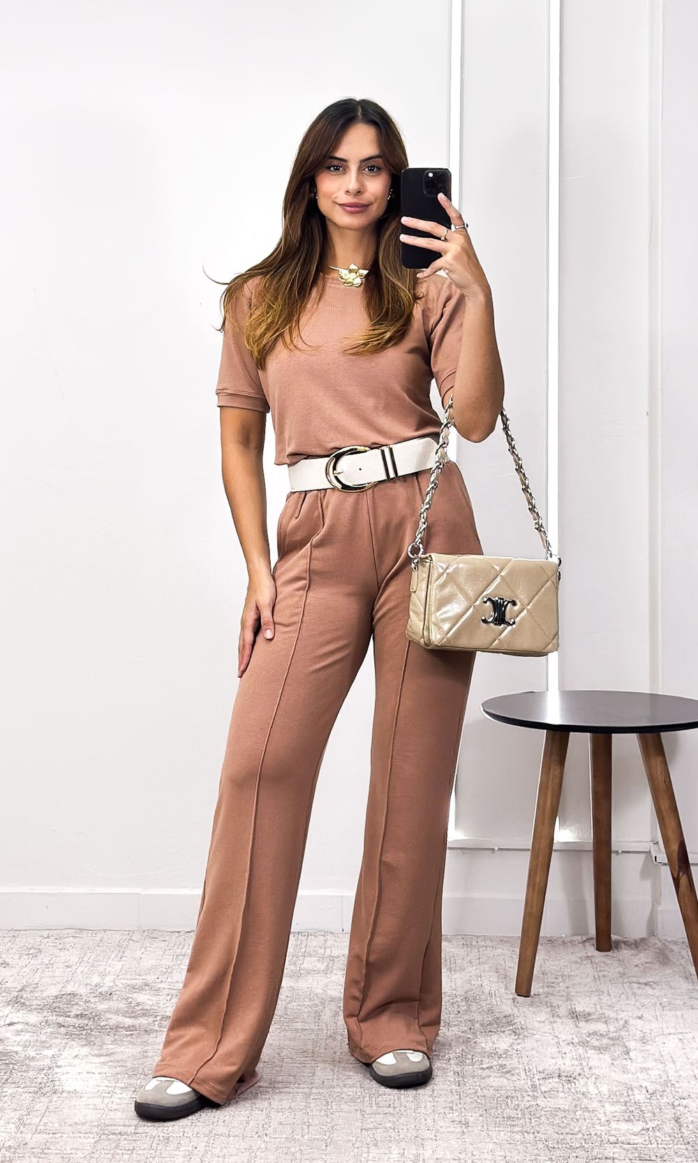 Conjunto Malha Blusa e Calça - Chocolate - Jack Modas, Moda Feminina e Acessórios 