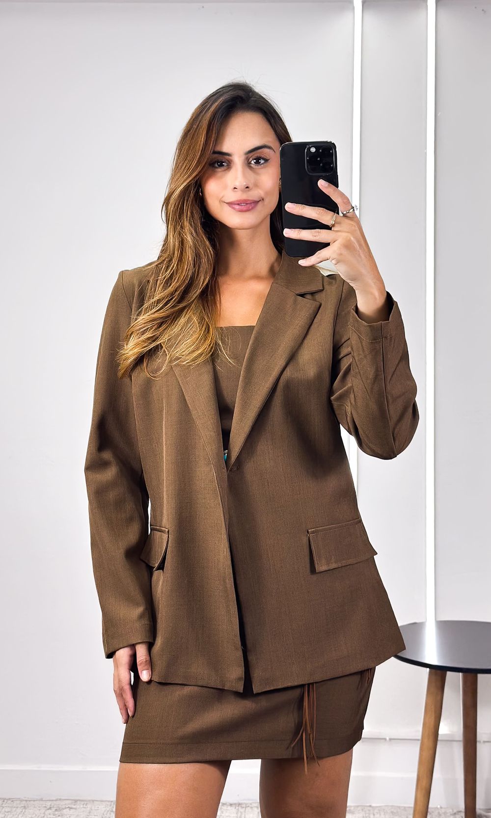 Blazer Alfaiataria Betina - Marrom - Jack Modas, Moda Feminina e Acessórios 