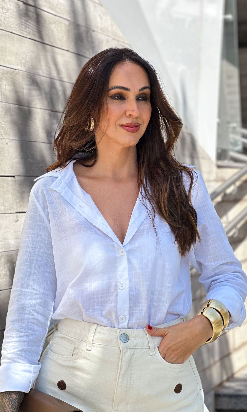 Conjunto Camisa e Top - Branco - Jack Modas, Moda Feminina e Acessórios 