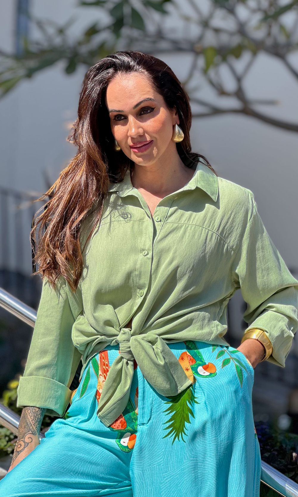 Camisa Over Viscose - Verde - Jack Modas, Moda Feminina e Acessórios 