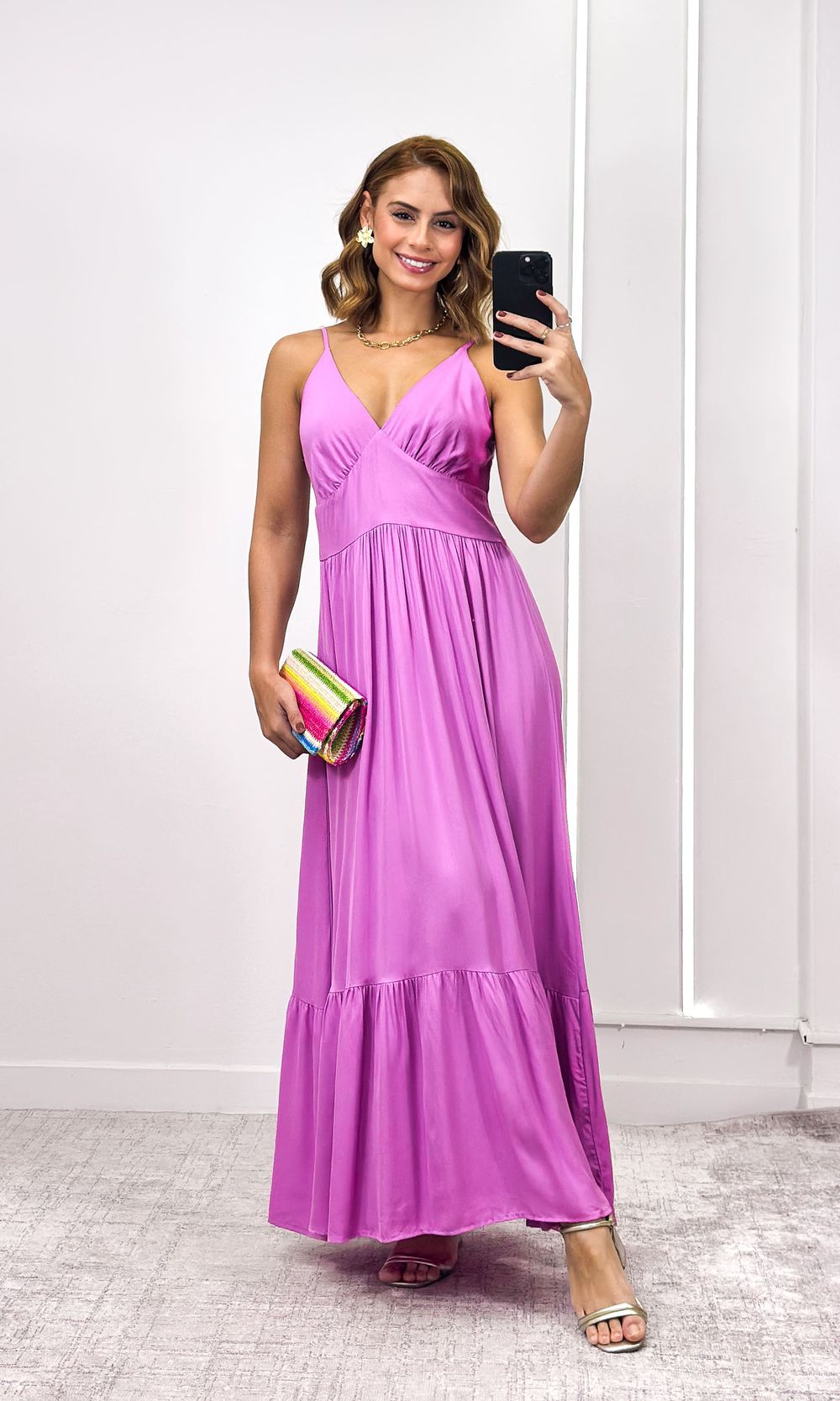 Vestido Decote V Dakota - Uva - Jack Modas, Moda Feminina e Acessórios 