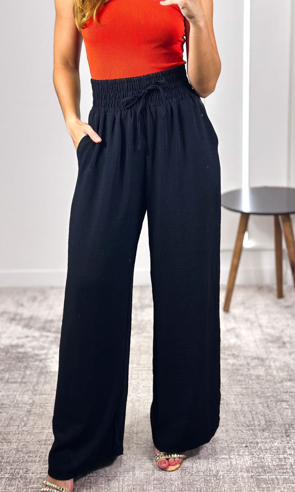 Calça Pantalona Crepe - Preto - Jack Modas, Moda Feminina e Acessórios 