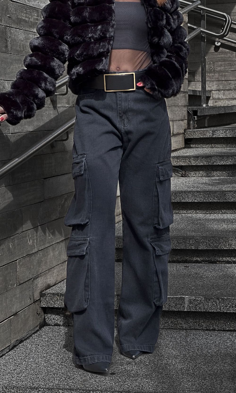 Calça Jeans Cargo Edme - Preto - Jack Modas, Moda Feminina e Acessórios 