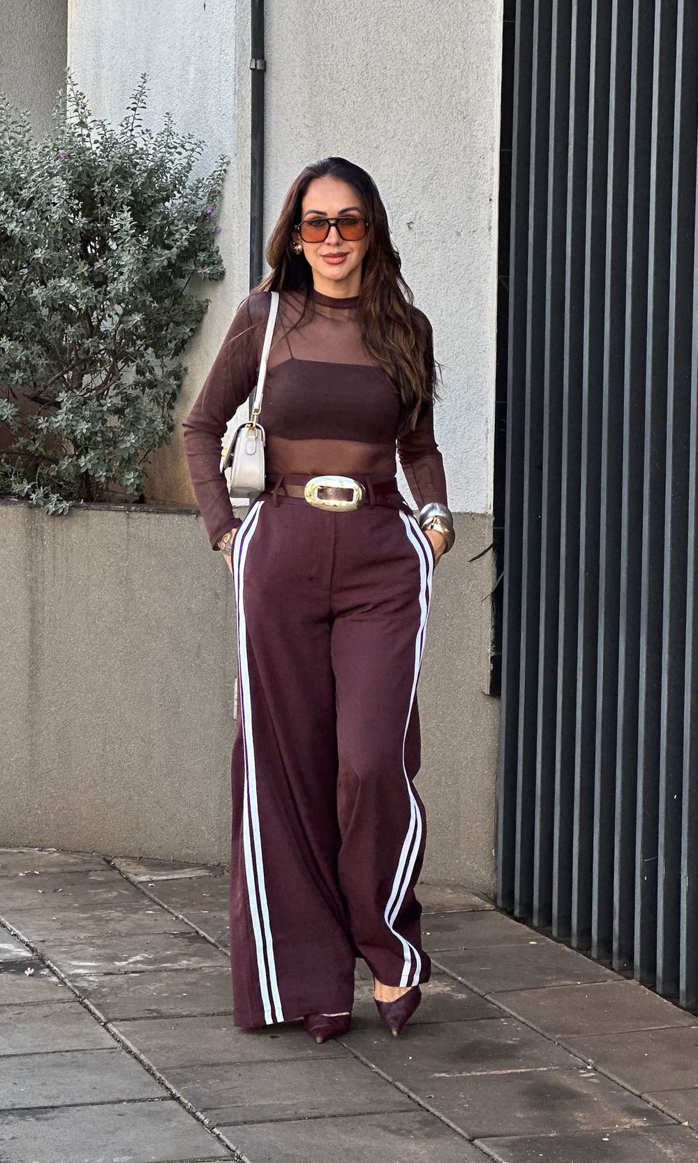 Calça Track Alfaiataria - Marrom - Jack Modas, Moda Feminina e Acessórios 