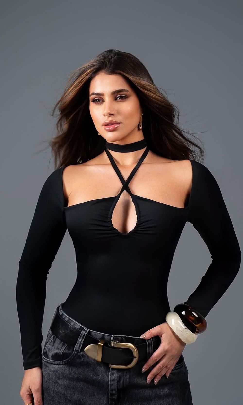Body Poliamida Amarração Pescoço - Preto - Jack Modas, Moda Feminina e Acessórios 