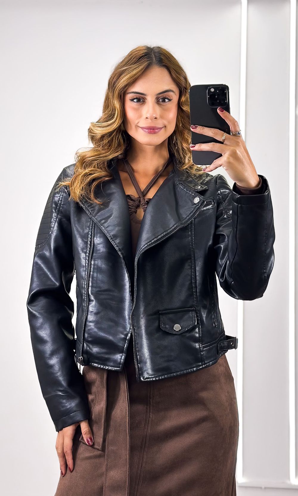 Jaqueta Courino Timil - Preto