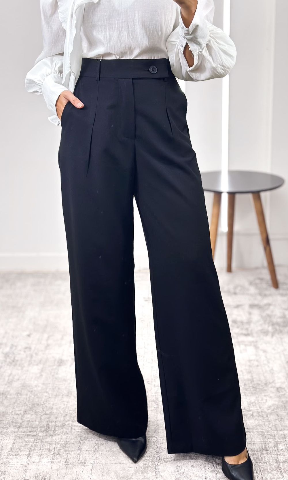 Calça Alfaiataria Geovania - Preto