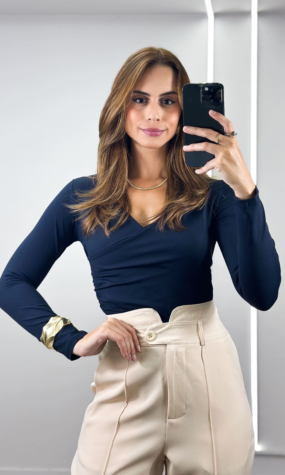 Body Poliamida Decote Transpassado - Preto - Jack Modas, Moda Feminina e Acessórios 