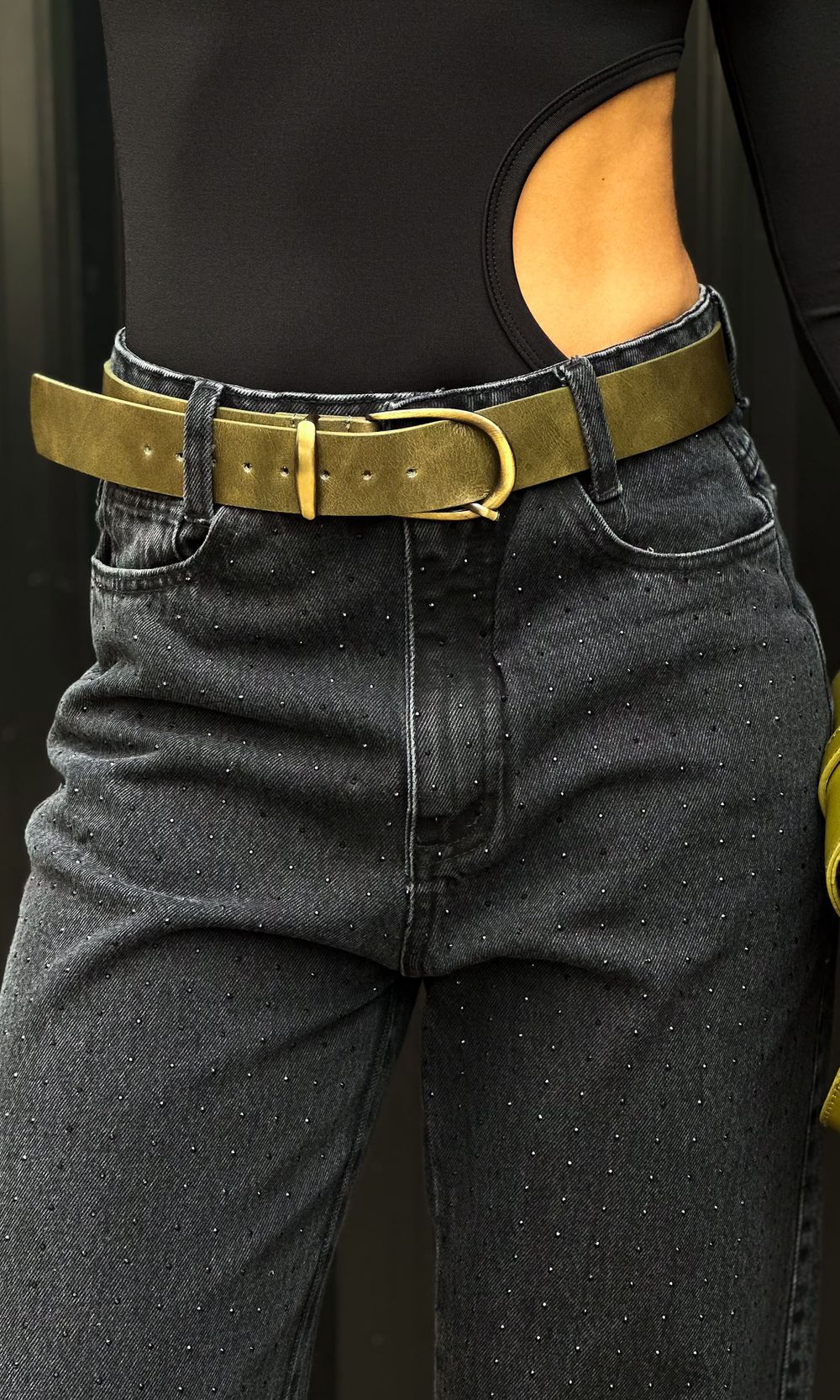 Calça Jeans Wide Leg com Brilho - Preto - Jack Modas, Moda Feminina e Acessórios 