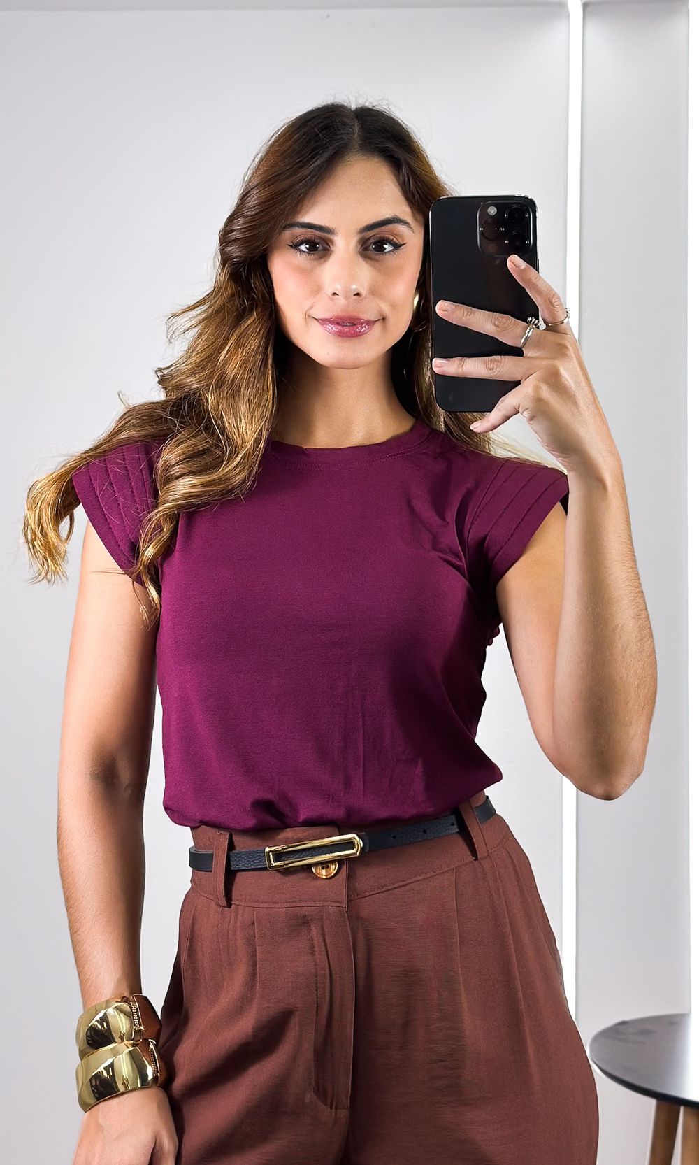 Muscle Tee - Marsala - Jack Modas, Moda Feminina e Acessórios 