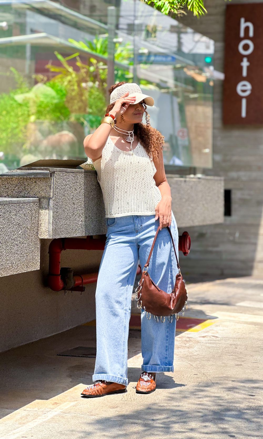 Calça Jeans Baggy Bastille - Azul Claro