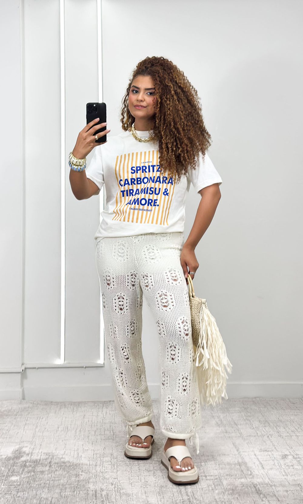 Calça Aladim Crochê - Bege - Jack Modas, Moda Feminina e Acessórios 