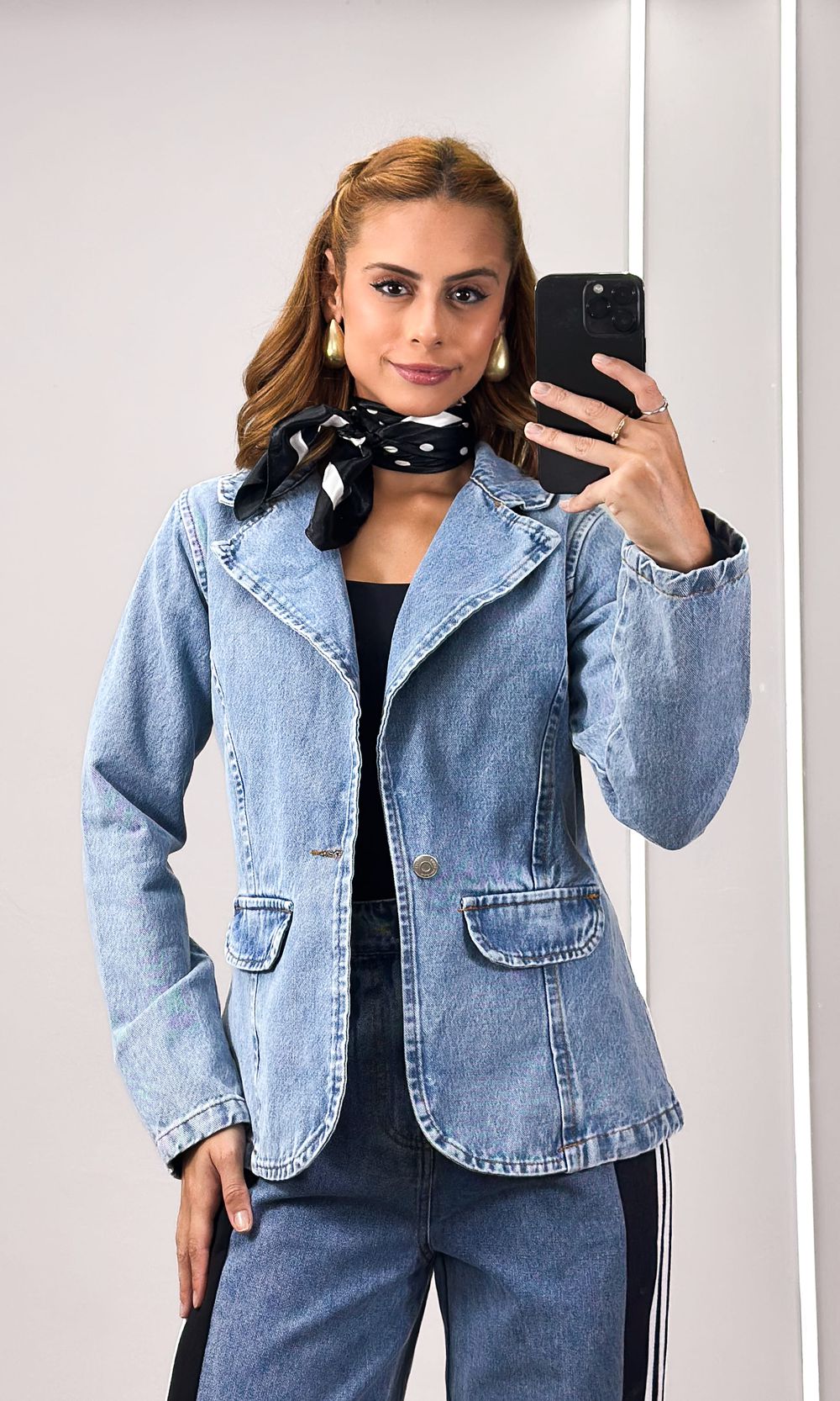 Blazer Jeans Clássico - Azul - Jack Modas, Moda Feminina e Acessórios 