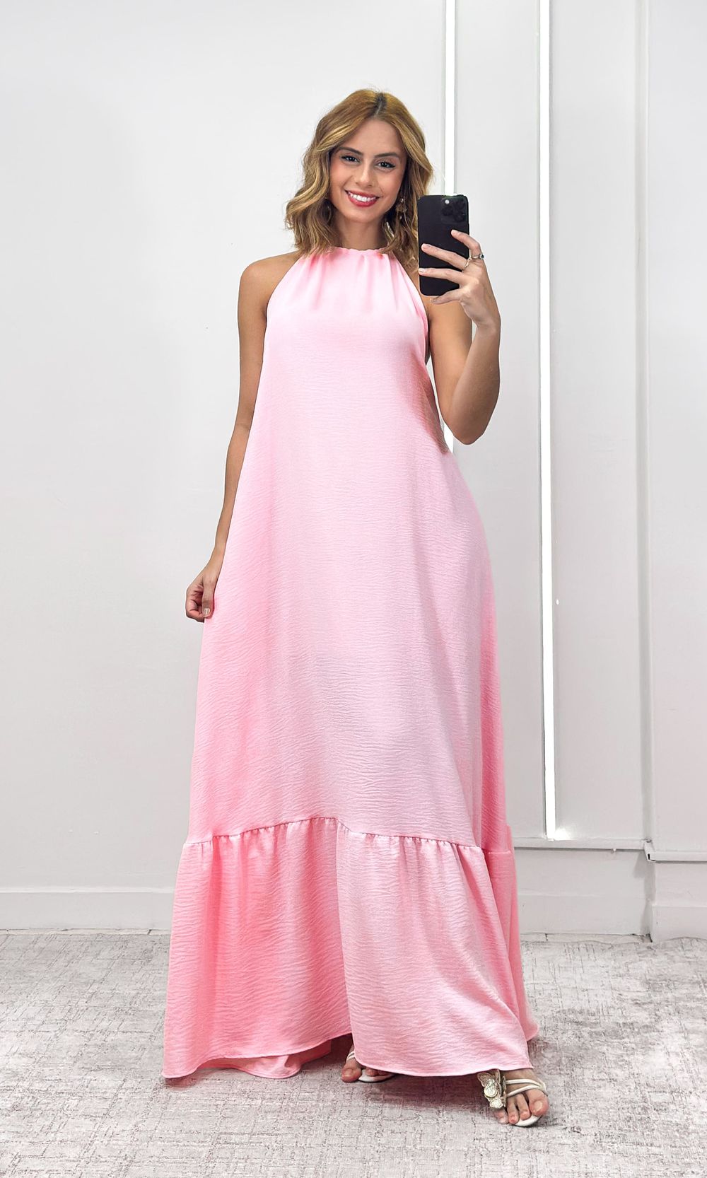 Vestido Amplo Frente Única - Rosa Candy - Jack Modas, Moda Feminina e Acessórios 