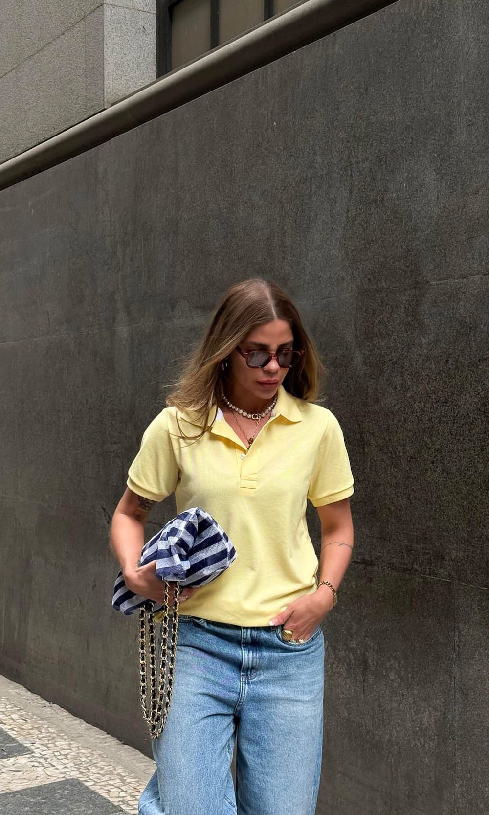 Blusa Polo Louise - Amarelo - Jack Modas, Moda Feminina e Acessórios 