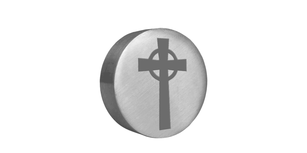 Sinete Clichê Aluminio Cruz - Gravbem Carimbos Clichês, Matrizes e Acessórios