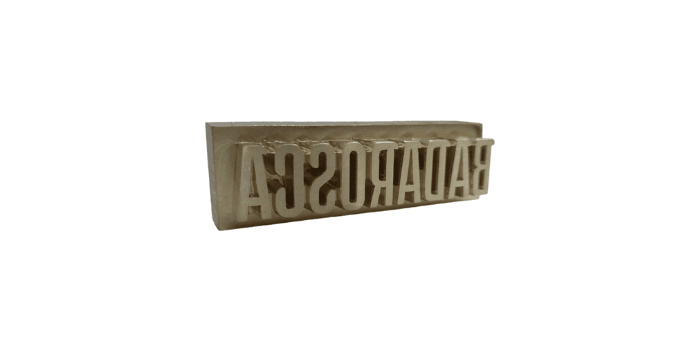 Carimbo Clichê 4,5cm X 2,5cm - Gravbem Carimbos Clichês, Matrizes e Acessórios