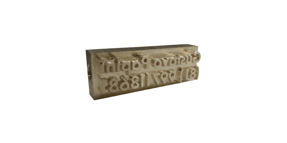Carimbo Clichê 4,0cm X 3,0cm - Gravbem Carimbos Clichês, Matrizes e Acessórios