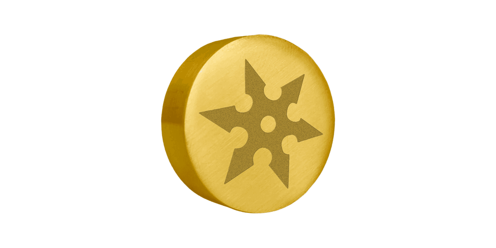 Sinete Clichê Para Lacrar Convite Shuriken - Gravbem Carimbos Clichês, Matrizes e Acessórios