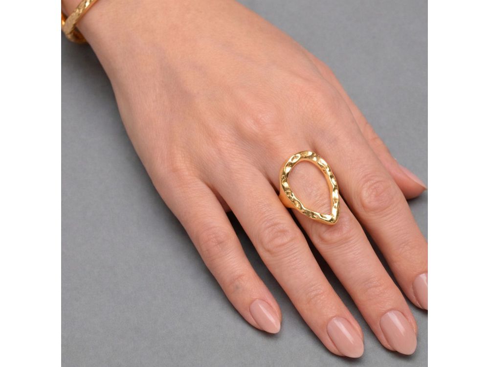 Anel Orgânico Premium Gota