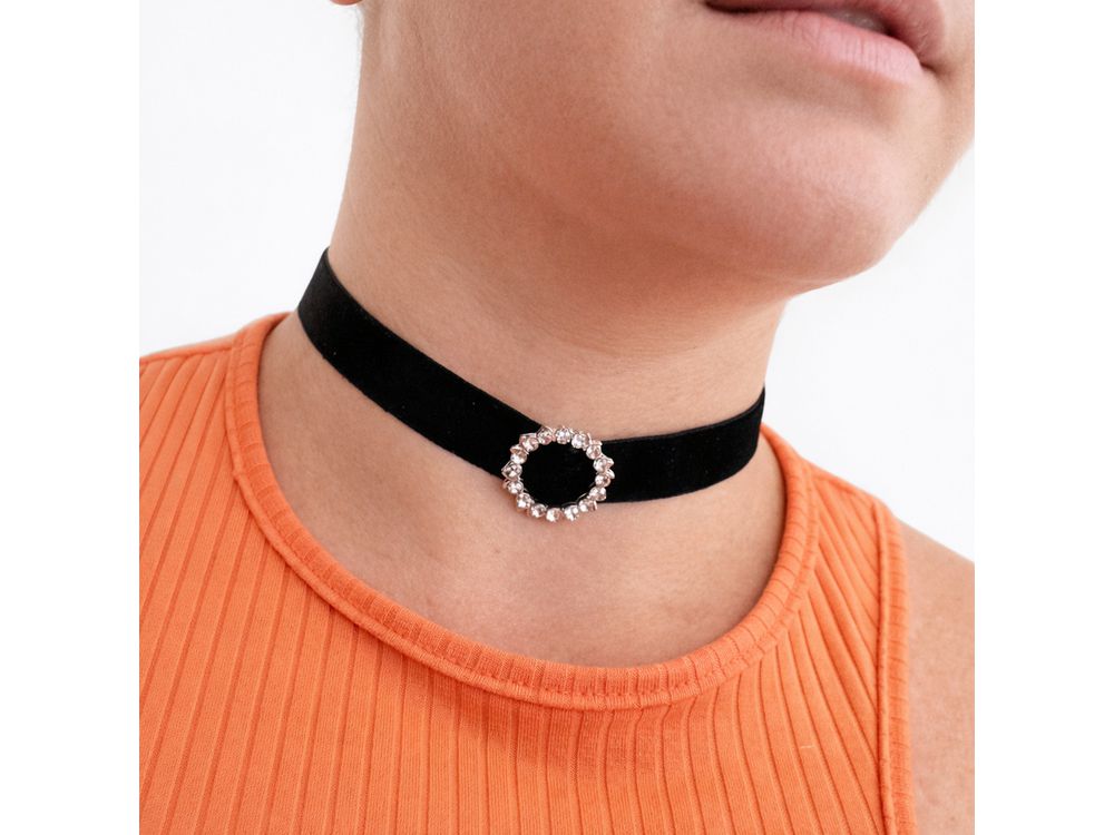 CHOKER VELUDO BIJOUX