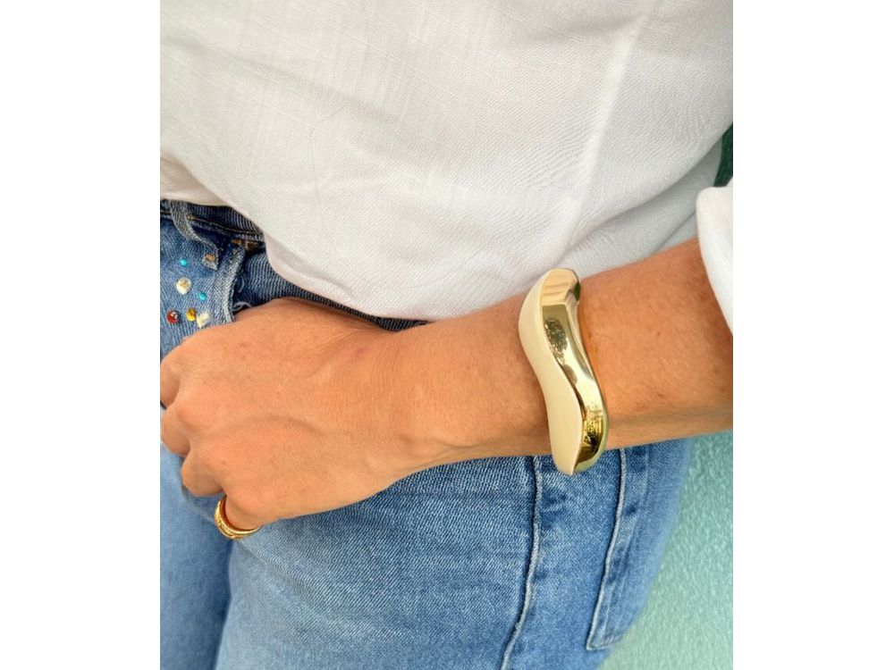 Bracelete Orgânico Off White Premium 