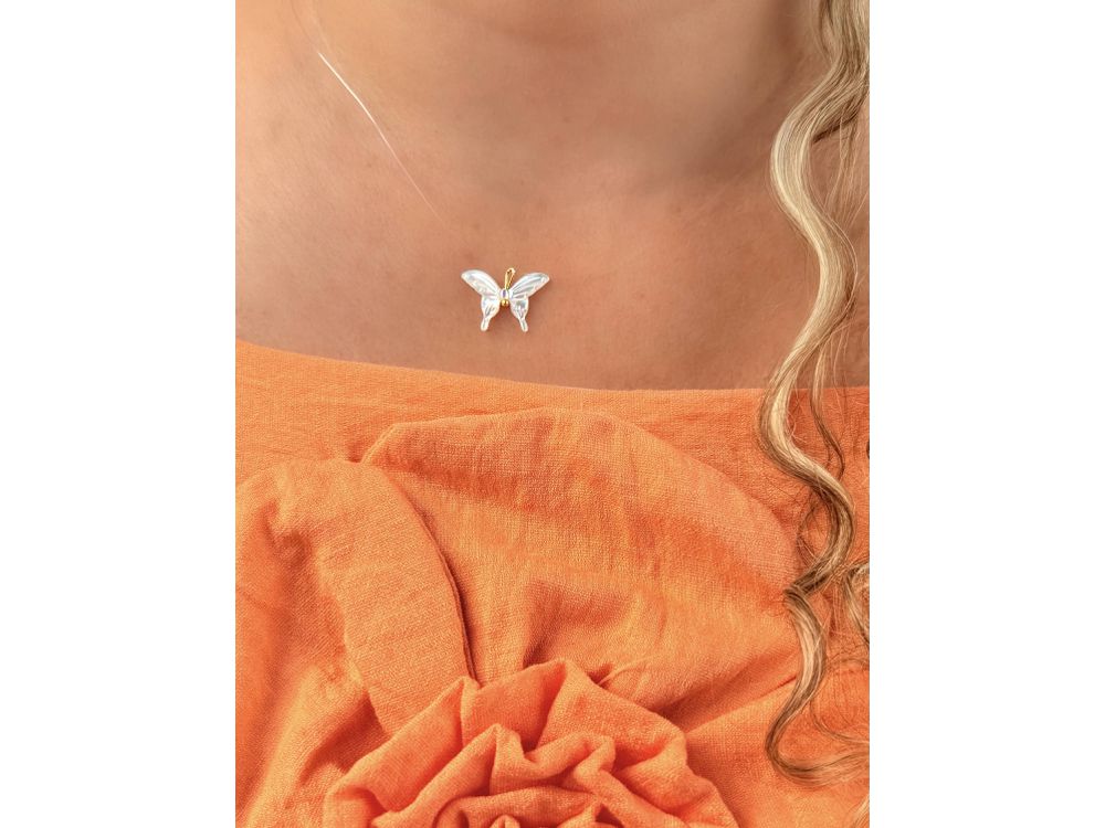 Colar Madrepérola Borboleta