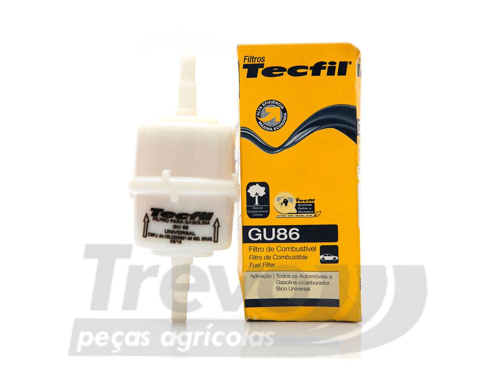 Filtro de Combustível TECFIL GU86 - TREVO PEÇAS