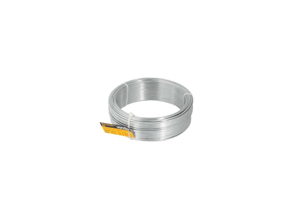 Arame Galvanizado BWG 18 - 1,24mm 1KG - Vonder - TREVO PEÇAS