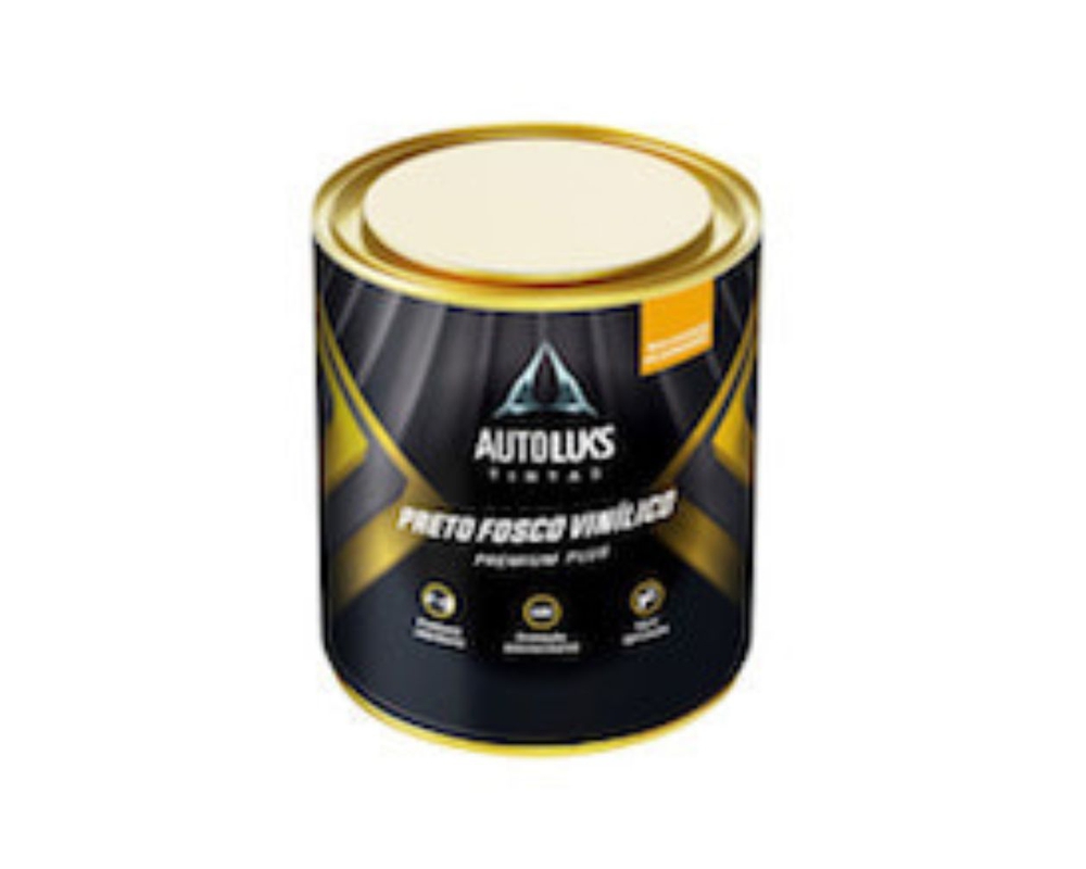 PRETO FOSCO VINÍLICO [AUTOLUKS] 0,600L
