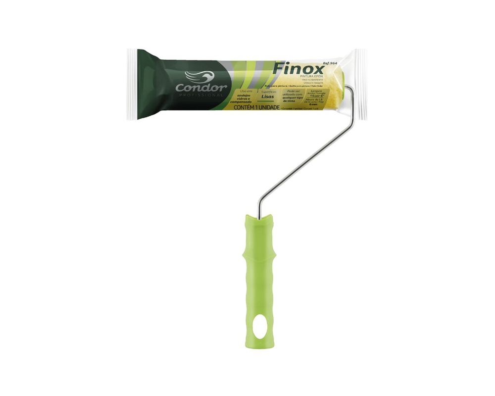 ROLO DE LÃ FINOX 15CM CONDOR [C/S] [964]