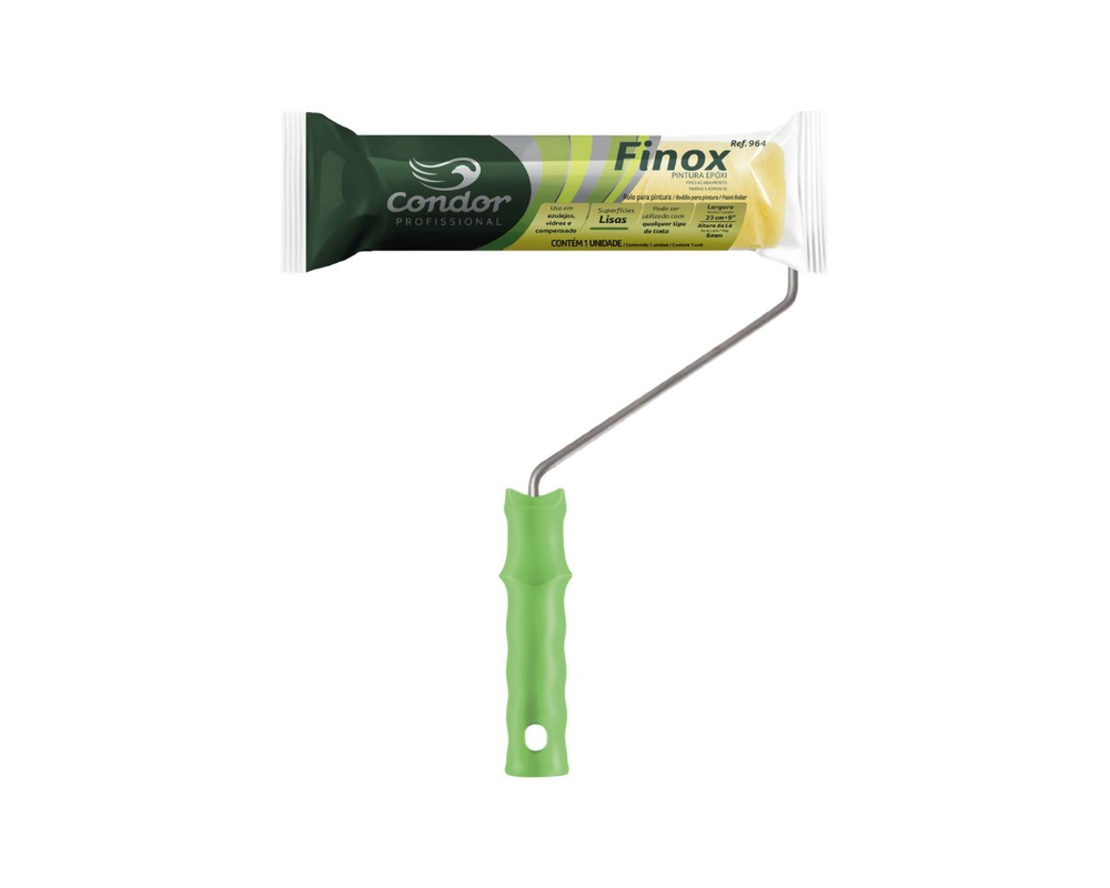 ROLO DE LÃ FINOX 23CM CONDOR [C/S] [964]