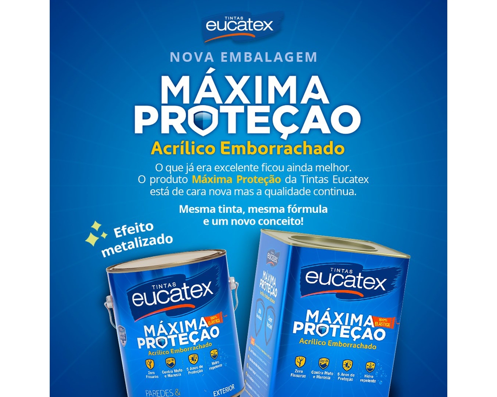 TINTA EMBORRACHADA BRANCA MÁXIMA PROTEÇÃO [EUCATEX] 3,6L