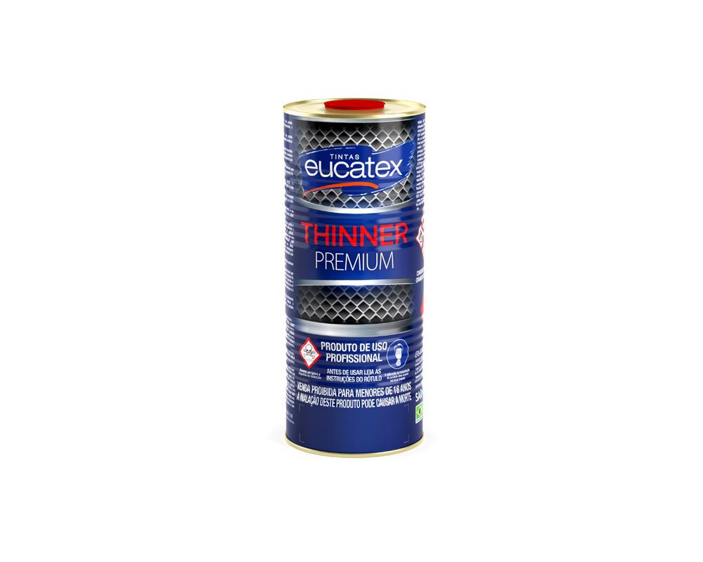 Thinner Limpeza e Diluição Multiuso 0,900L - Eucatex