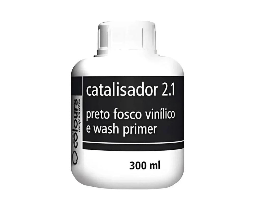 Catalisador Wash Primer / Preto Fosco Vinílico 0,300L - Maxi Rubber