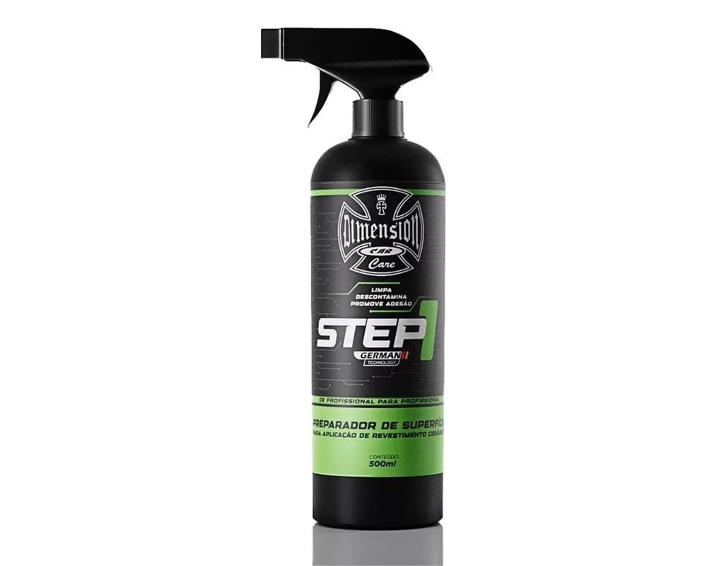 Prepara Superfície STEP1 Limpeza (Dimension Car Care) 0,500L - Maxi Rubber