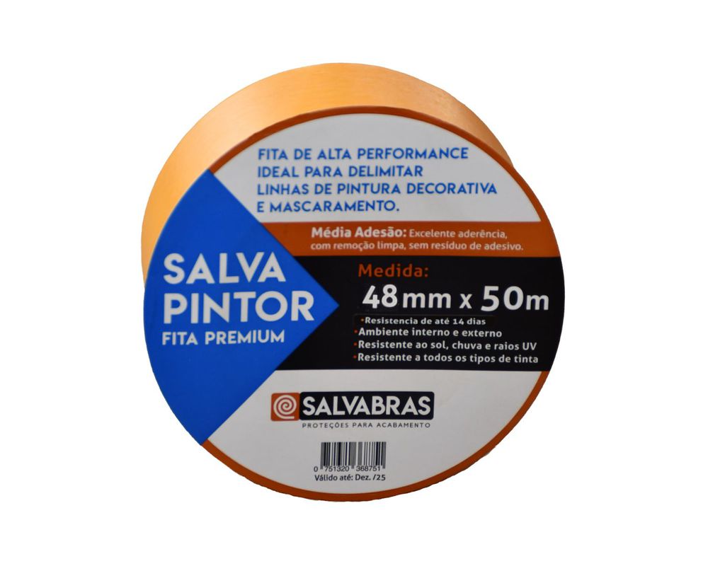 Fita Crepe 48X50 Laranja [SALVABRAS]