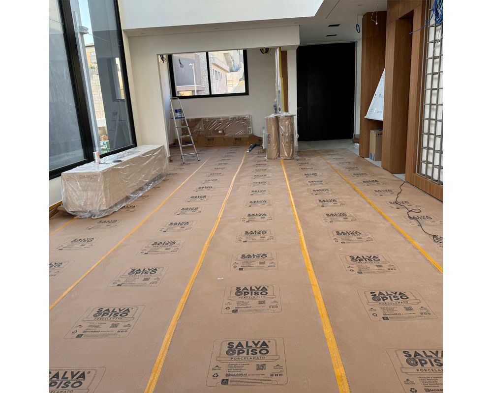 Protetor de Piso 1m x 25m (Salva Piso 25m²) - Salvabras