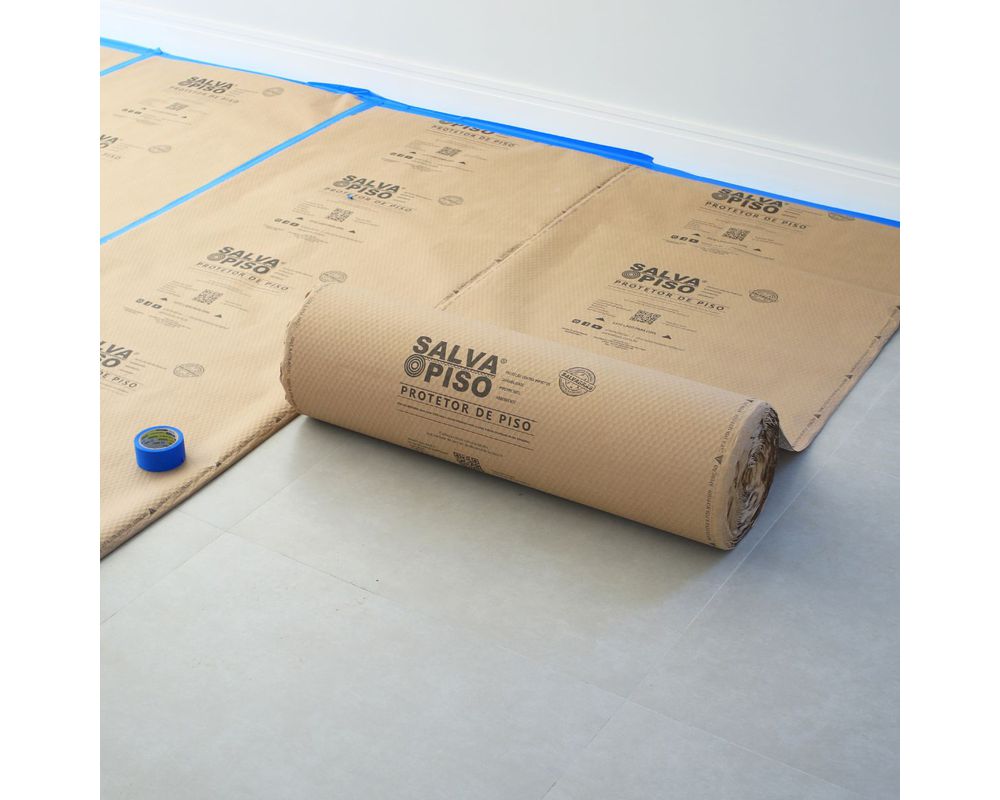 Protetor de Piso 1m x 25m (Salva Piso 25m²) - Salvabras