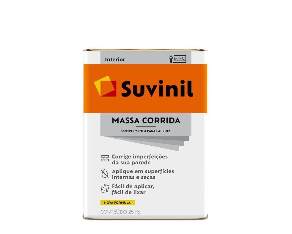 Massa Corrida Interna Nivela e Corrige 25kg - Suvinil