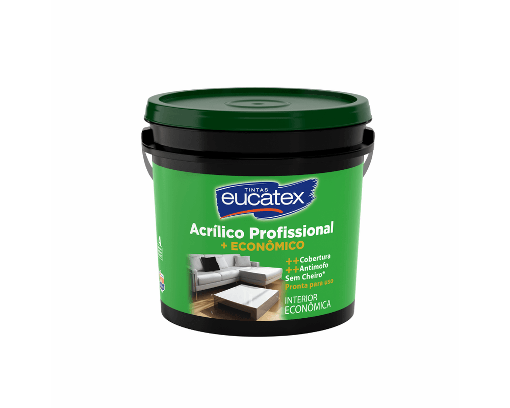 TINTA ACRÍLICA PROFISSIONAL BRANCO FOSCO [EUCATEX] 15L