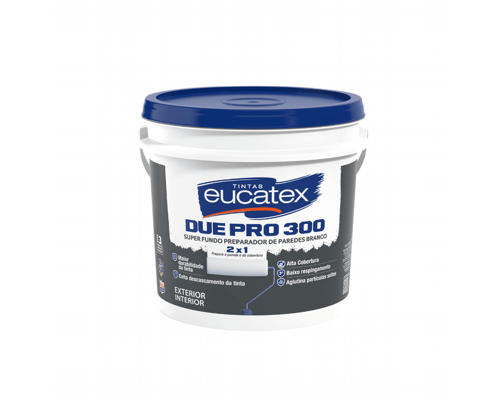 FUNDO PREPARADOR PAREDE BRANCO DUE PRO 300 [EUCATEX] 15L
